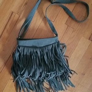 Crossbody fringe bag